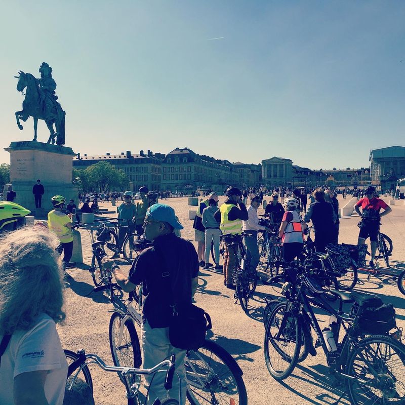 16 avril 2022 : tour à vélo de Paris à Versailles A/R